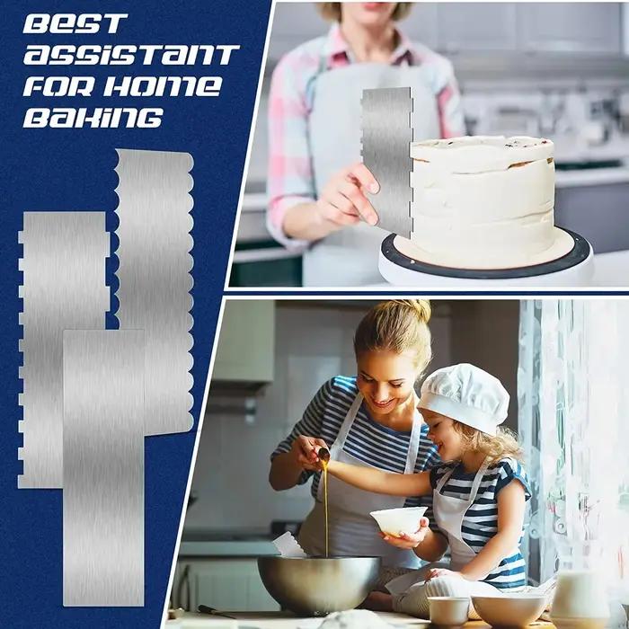 Grattoir à gâteau en acier inoxydable