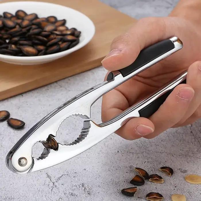Nouveau 1 pièces pince à décortiqueur casse-noisette outils d'ouverture de coque multifonctionnels