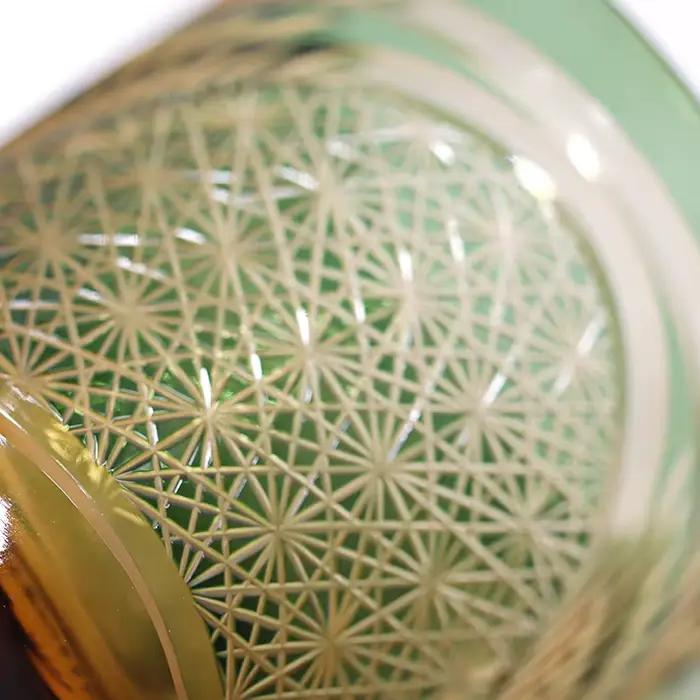 Verre à boire multicolore Edo Kiriko de Style japonais, verres à whisky en cristal ambre/clair de 8 onces, verres Scotch