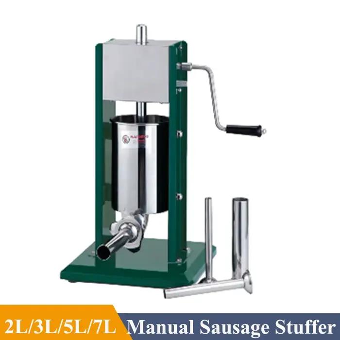 Seringue Manuelle Verticale pour Remplissage de Saucisses et Peinture Verticale en Argent Sterling Couleur Mixte Occasions Spéciales Cuisines Créatives