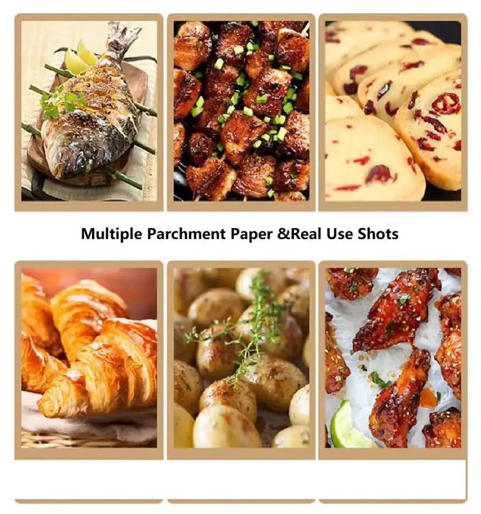 Feuilles de cuisson en papier parchemin