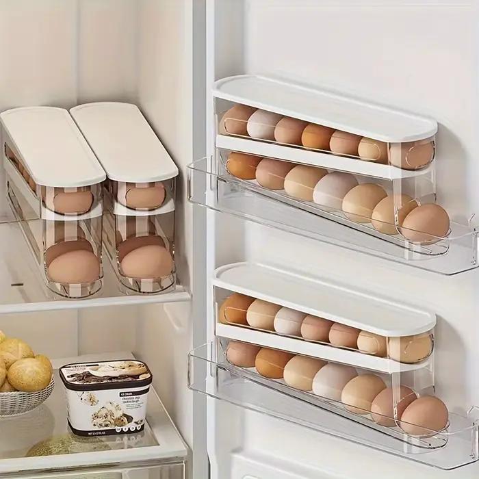 Boîte de rangement pour œufs à double couche