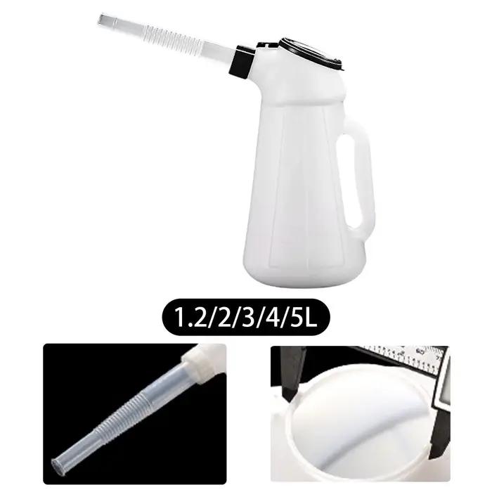 Conteneur de mesure d'huile 1,2 l/2l/3L/4L/5l, distributeur d'huile avec bec pour lubrifiant la Machine de voiture, véhicules domestiques, pichet d'huile automatique