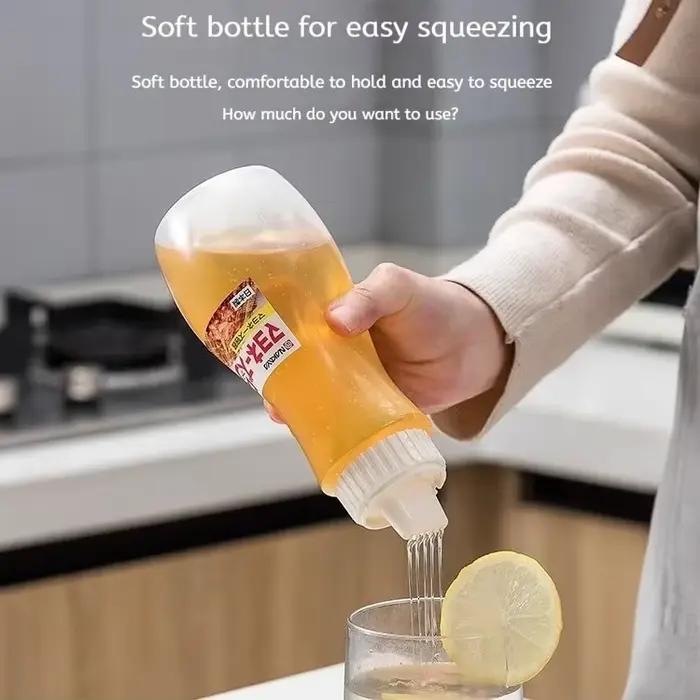 Maison cuisine bouteille pressée en plastique de qualité alimentaire Sauce tomate