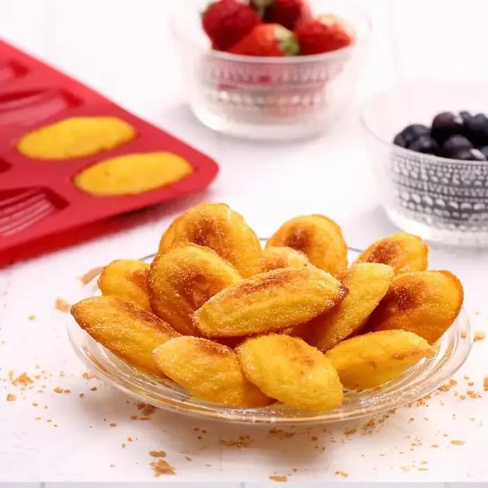 Moules à madeleine en silicone pour four à strass