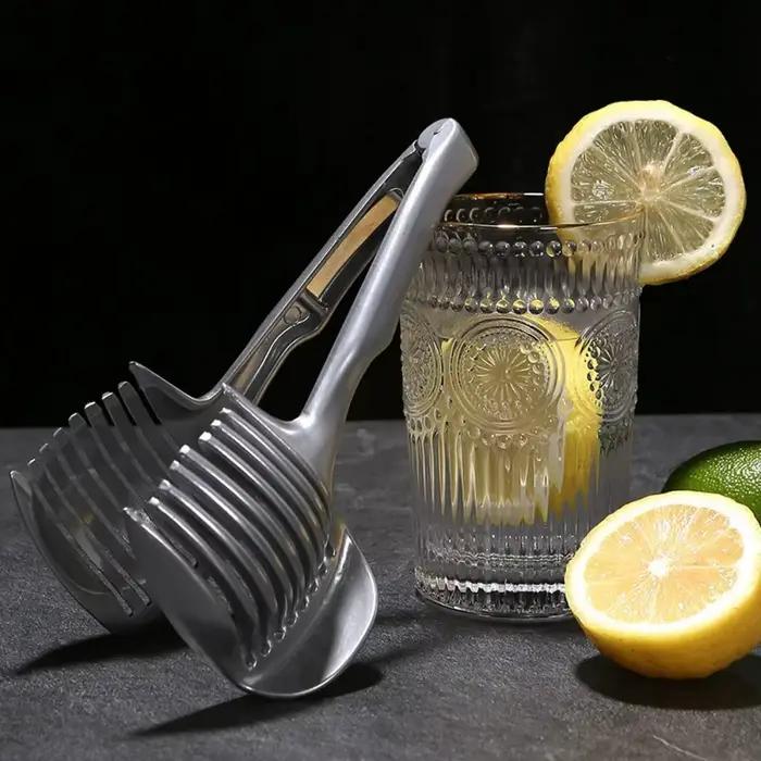 Trancheuse de citron Orange à main en acier inoxydable