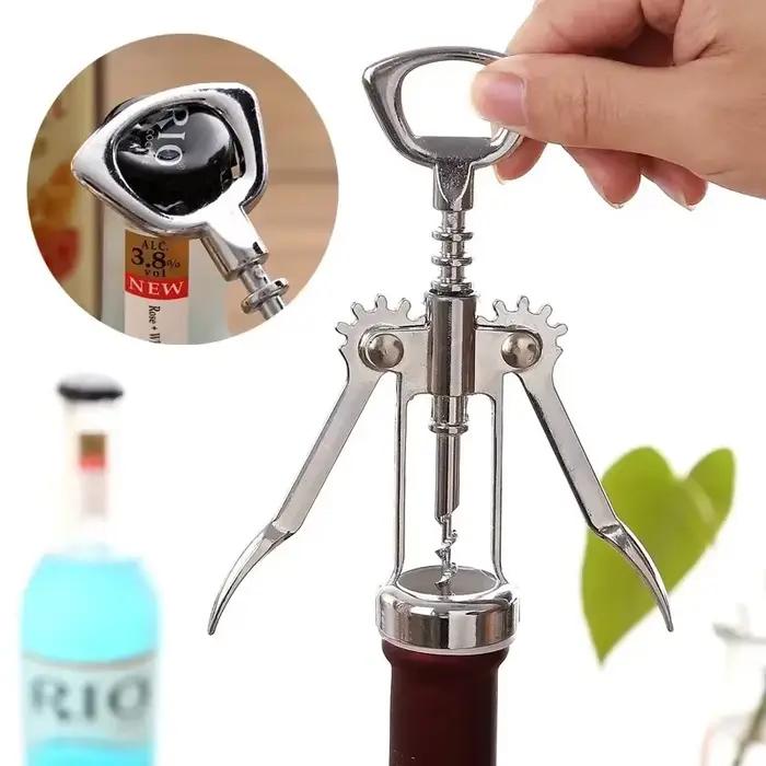 Ouvre-bouteilles de vin élégant en alliage d'aluminium pour dîners romantiques et soirées entre amis occasions spéciales polyvalent pour usage domestique et professionnels