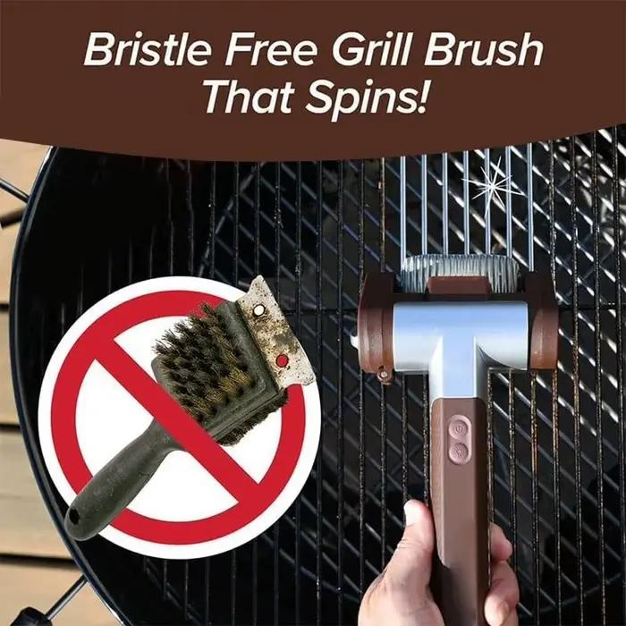 Brosse de gril à rouleau électrique 350 tr/min