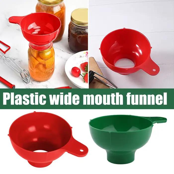 Entonnoir pliable en conserve pour bocaux à large bouche