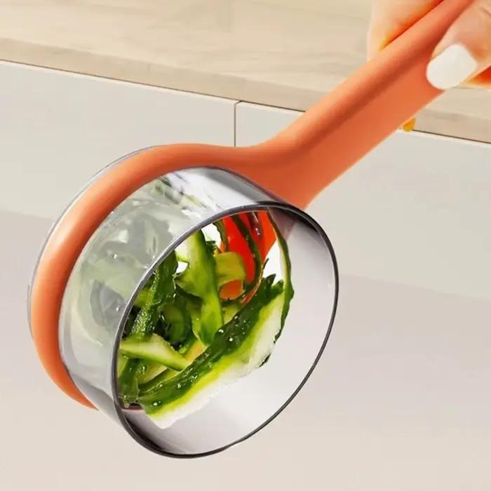 Couteaux à éplucher anti-éclaboussures avec rangement intégré