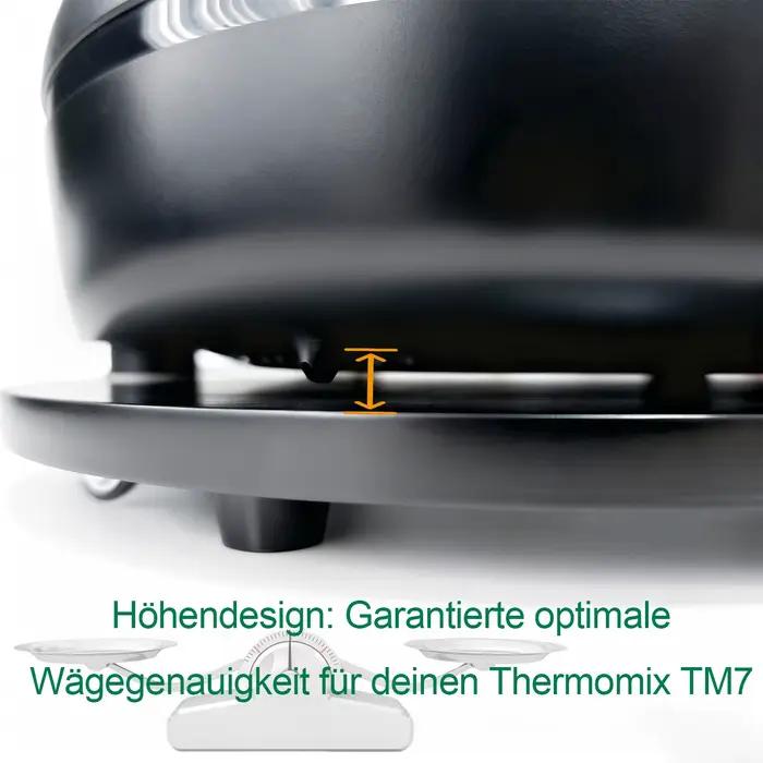 Planche coulissante Thermomix TM7 avec roues base en caoutchouc stable prise en main facile pour cuisine moderne et pratique