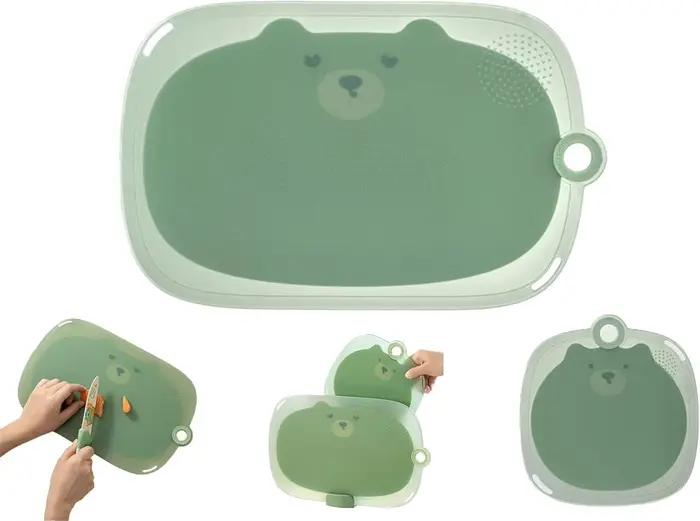 Planche à découper de cuisine en plastique antidérapante