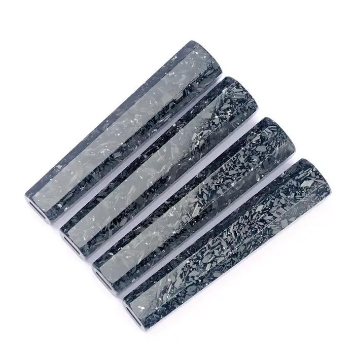 Manches de couteau octogonales japonaises faites à la main de 130 mm pour matériaux