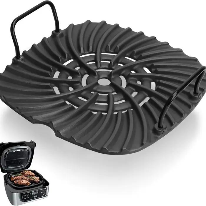 Grille de plaque de gril et bouclier anti-éclaboussures en acier inoxydable pour pièces de gril 5 en 1 Ninja Foodi AG301, AG400, AG300, IG350Q,