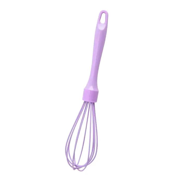 Fouet à œufs manuel en Silicone résistant à la chaleur