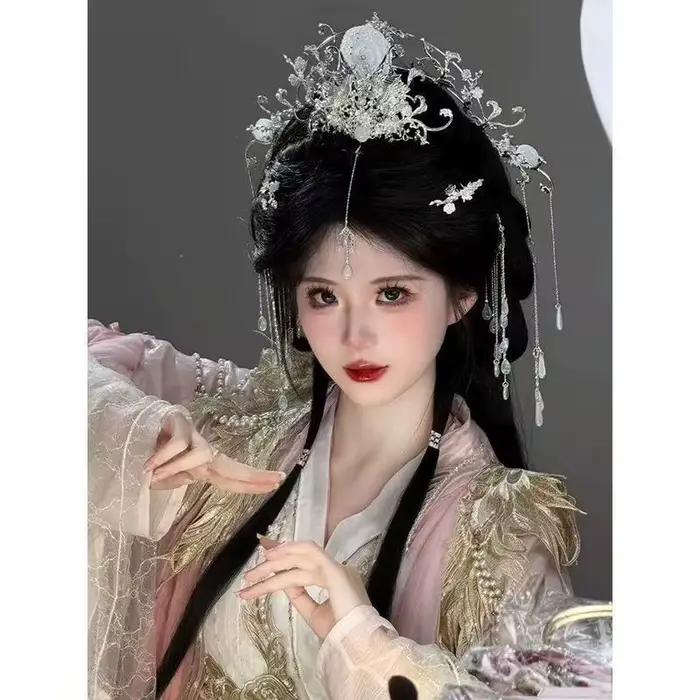Accessoire de cheveux rétro de style traditionnel pour femme