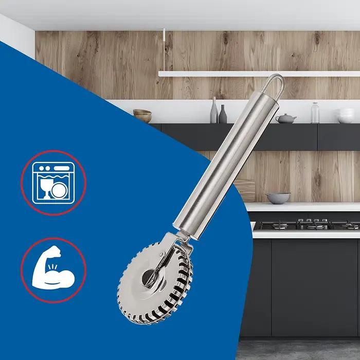 Roue en acier inoxydable pour couper les raviolis