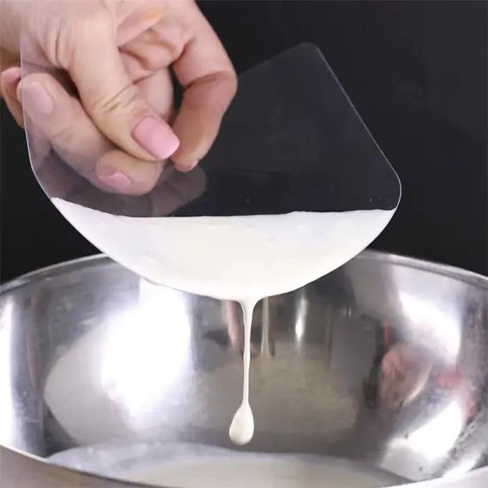 Outils de pâtisserie spatules de pâte transparentes pour gâteaux fondants et mousse occasionnels pâtissiers amateurs professionnels