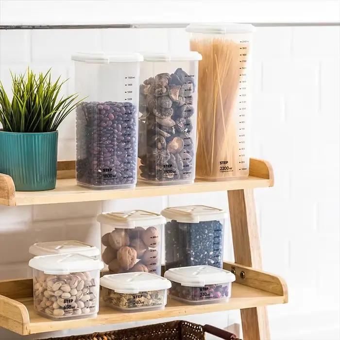 Boîtes de rangement scellées en plastique