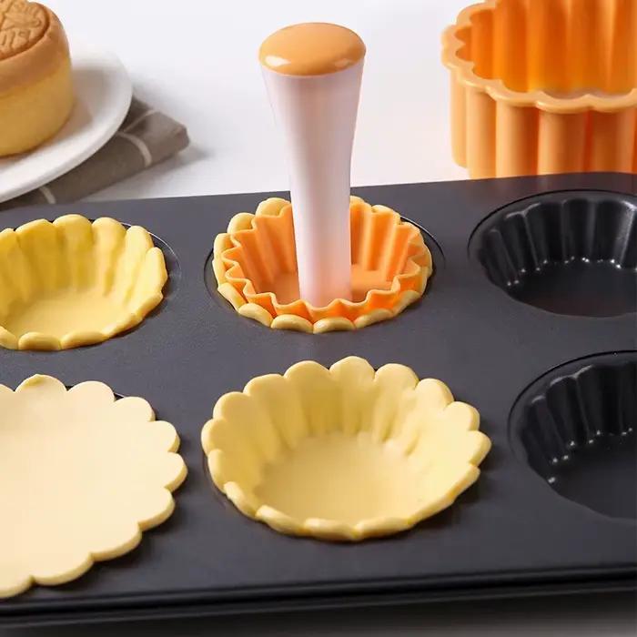 Ensemble de moules à tartelettes en plastique pour mini tartes rondes