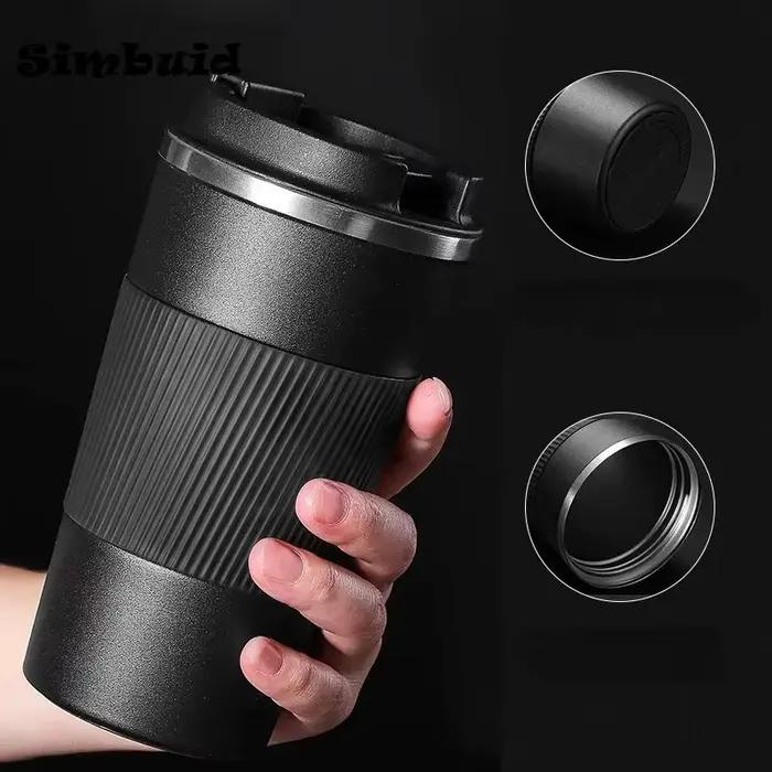 Tasse à café en acier inoxydable de 380ml 510ml