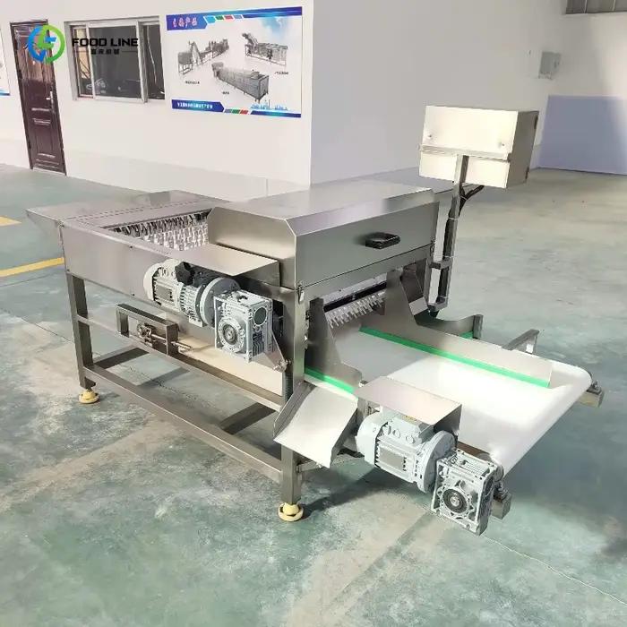 Trancheuse électrique industrielle personnalisée pour sardines congelées, coupe-viande frais multifonctionnel, équipement complet de transformation du poisson