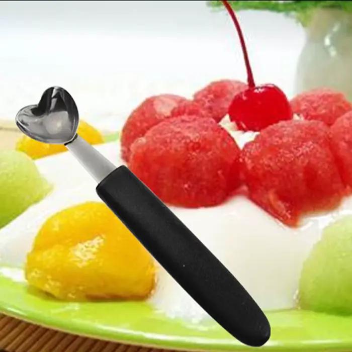 Cuillères à melon rondes simples en acier inoxydable de 10 mm/15 mm, outil indispensable pour les chefs professionnels et les cuisiniers amateurs