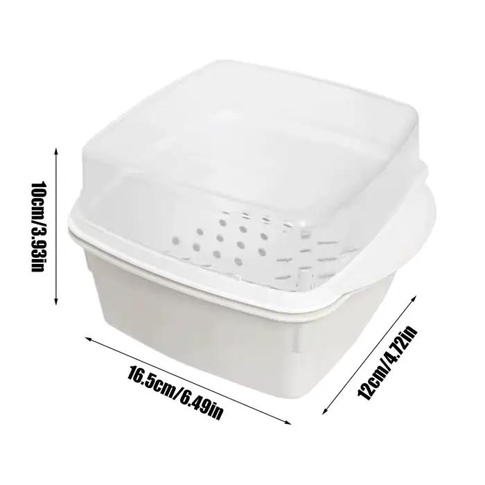 Cuiseur à vapeur à micro-ondes, cuisine domestique, récipient alimentaire polyvalent pour légumes, poisson, chignon cuit à la vapeur, boulettes, riz, préparation des repas
