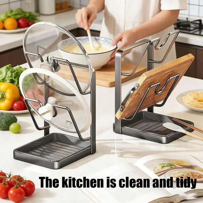 Support de rangement pour couvercles de casseroles