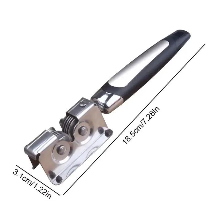 Aiguiseur de couteaux de cuisine manuel en acier inoxydable, outil d'affûtage professionnel pour restaurer rapidement les couteaux ternis, design moderne rouge, poignée ergonomique et sûre pour la maison