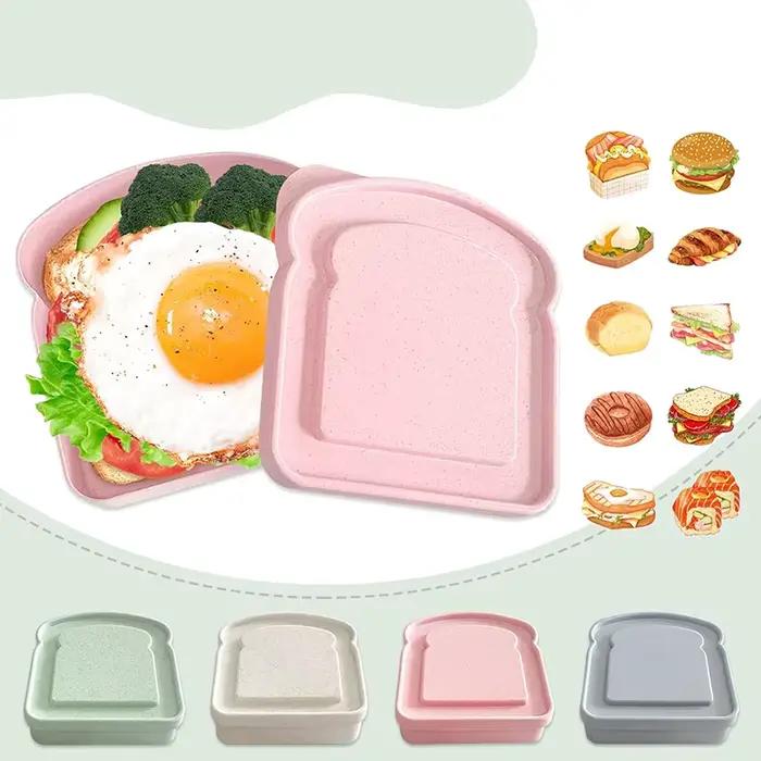 Boîte à lunch réutilisable pour micro-ondes avec couvercle
