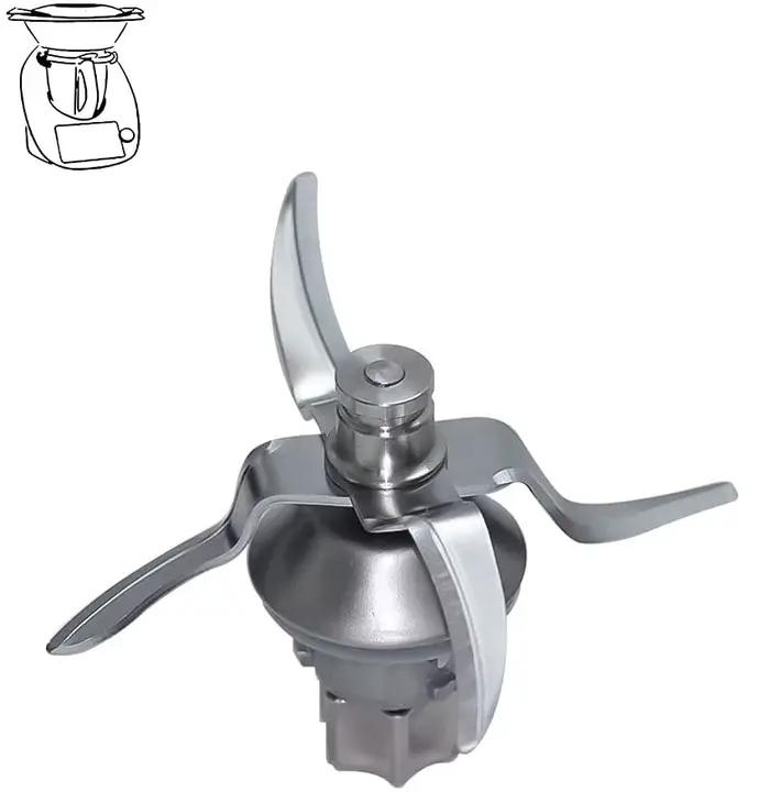 Couteau à lame de mélangeur en acier inoxydable pour Vorwerk Thermomix TM6 TM5 modèle orange rouge occasionnelle utilisation de cuisine