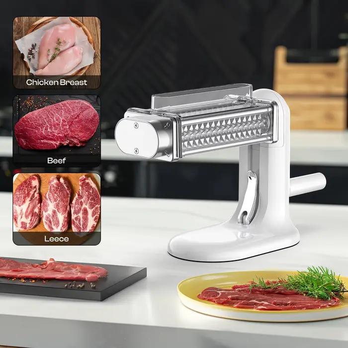 Outil d'attendrisseur de viande manuel, Machine d'attendrisseur de viande avec équipement en acier inoxydable, Steak aplatir la cuber roulant la viande de volaille Tenderi