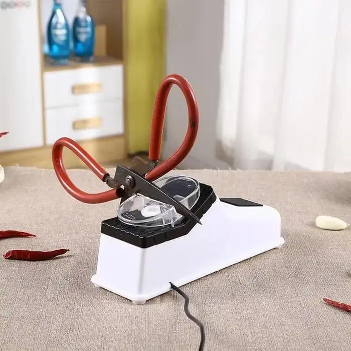 Affûteur de couteaux électrique professionnel USB réglable pour couteaux de cuisine outil d'affûtage de couteaux et de ciseaux multifonctionnel durable pour chef et cuisiniers occasions spéciales