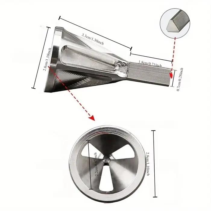 Couteau à chanfreiner pour ébavurage, outil de chanfreinage externe pour couper les bords, exclu l'arrondi et la coupe, grattoir pour trimmi