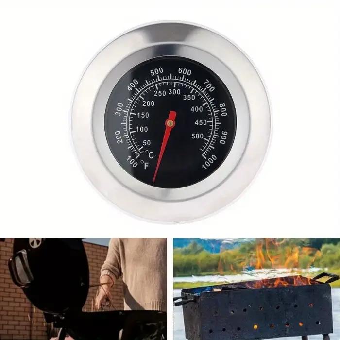 Therye.com-Jauge de température en acier inoxydable, barbecue, fumoir, gril, sonde de cuisson des aliments, four, accessoires de cuisine domestique