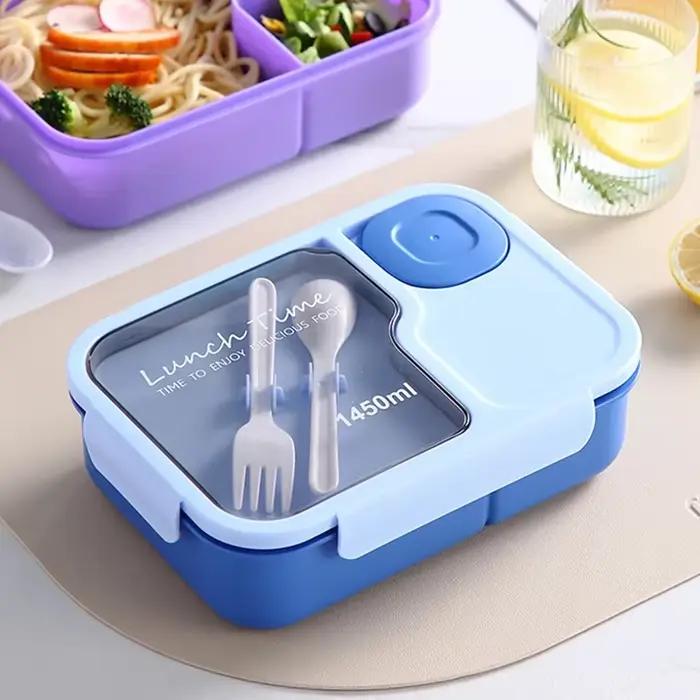 Boîte à bento à compartiments pour étudiants pour apporter du riz