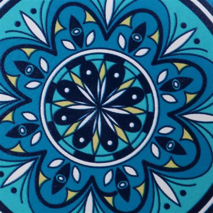 RALCA-dessous de verre pour boissons, lot de 32 sous-verres en pierre absorbant pour table en bois, sous-verres Mandala avec bas