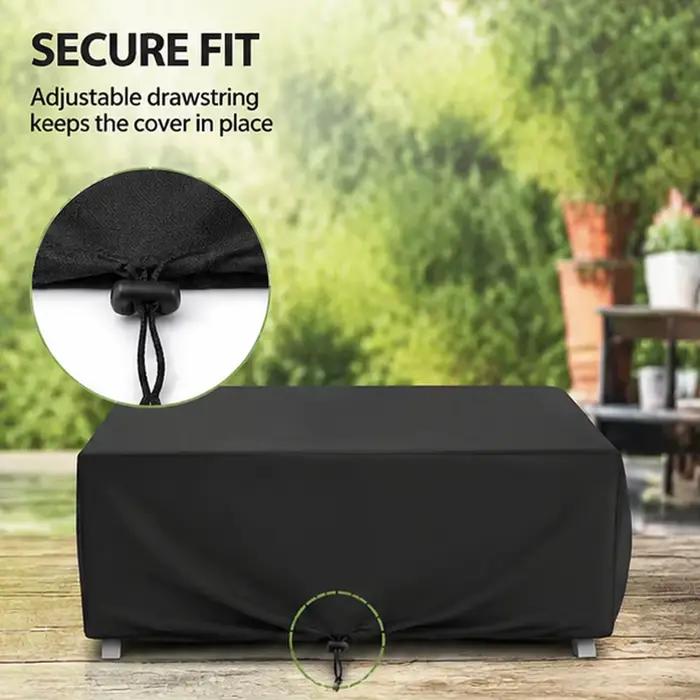 Housse de barbecue avec fermeture à cordon