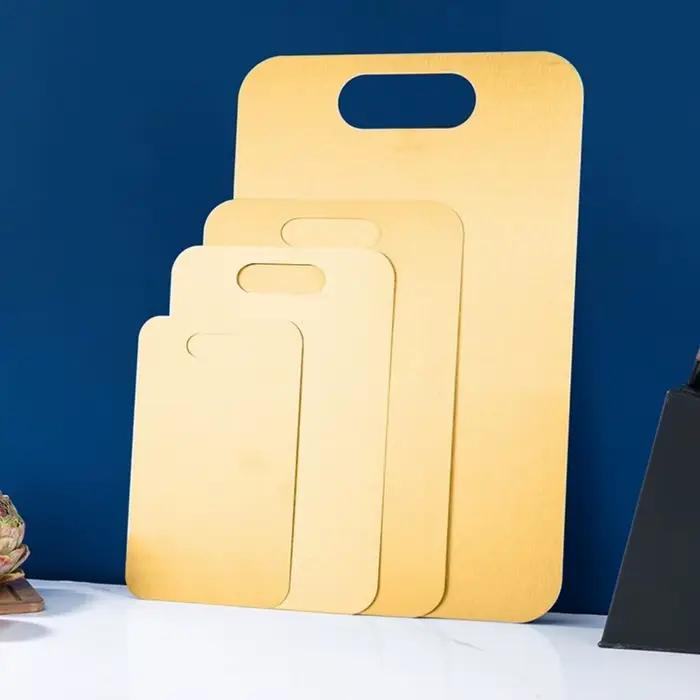 Planche à découper en acier inoxydable pour la cuisine