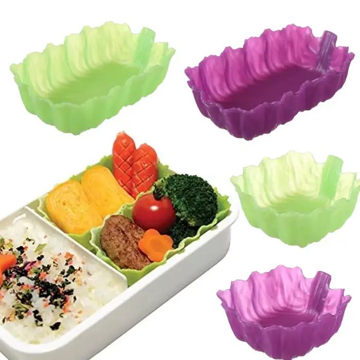 Feuille de cuisson en silicone en forme de cuir chevelu pour dessert Bento Cup