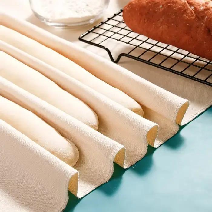 Tapis de cuisson fermenté en tissu pour baguettes moelleuses et croustillantes boulangerie artisanale occasions spéciales