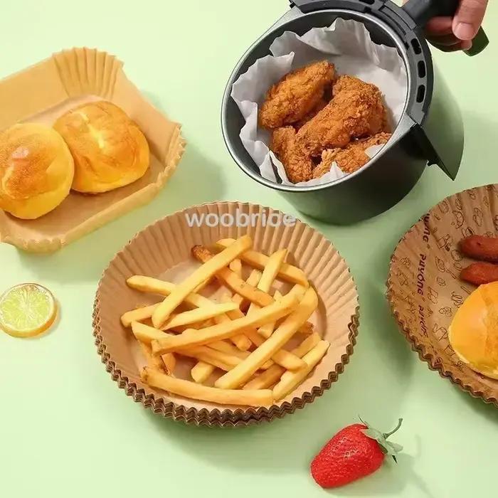 Doublures jetables pour friteuse à Air 50/100 pièces