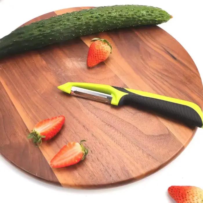 Couteau à éplucher cuisine ménage acier inoxydable multifonctionnel outil