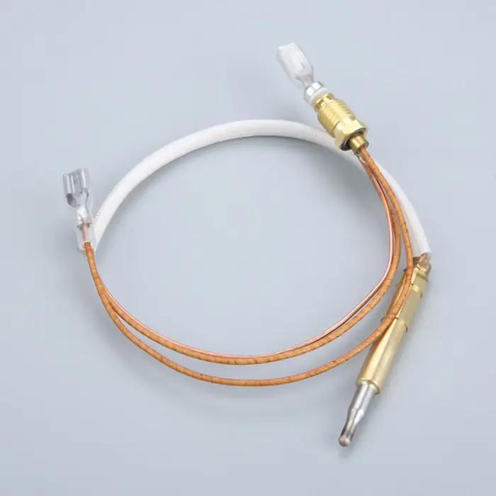 Thermocouple universel de type rainure avec interrupteur anti-chute, gril extérieur, pièce thermocouple, gaz. chauffe-eau, fixation sur prompt ket ket, 350mm, 4.8mm