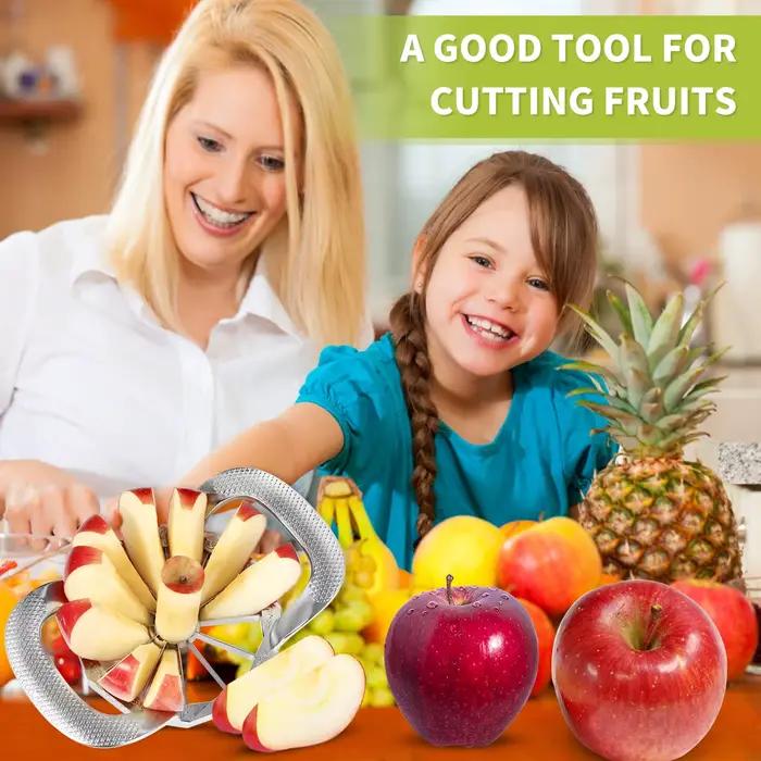 Coupe-fruits extra large en acier inoxydable