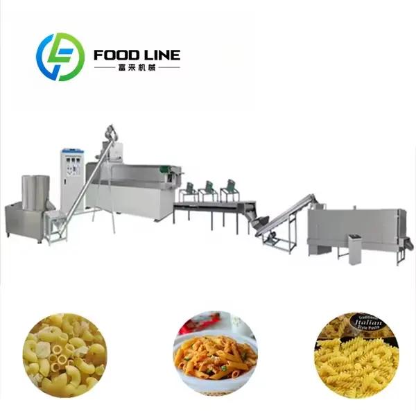 100kg h pâtes macaroni faisant la machine fabricant de macaroni machine macaronis production de macaroni
