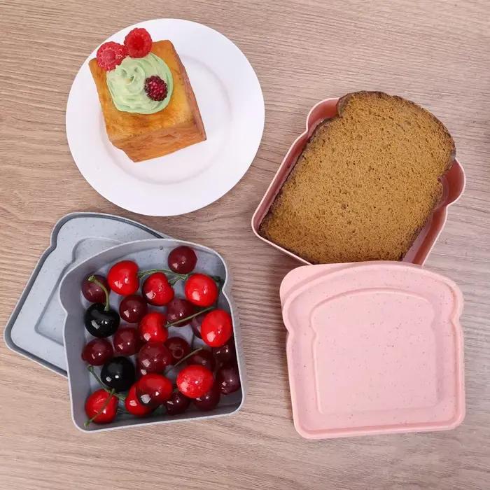 Boîte de rangement des aliments pour sandwich avec couvercle