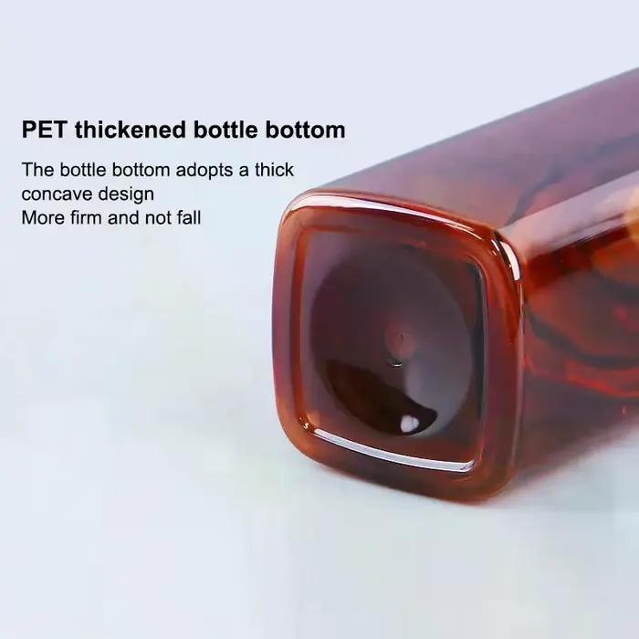 Bouteille de pulvérisation BMPEIC étanche pour soins de la peau protection UV 30/50/70/100/120ml avec couvercle de pompe pour voyages et rangement cosmétique en plastique multicolore