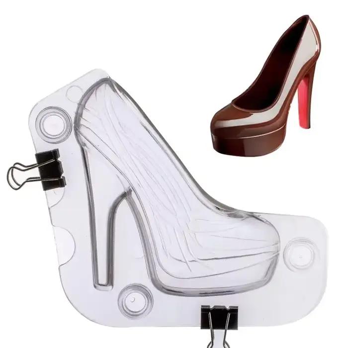 Moule à chocolat en forme de chaussure à talons hauts